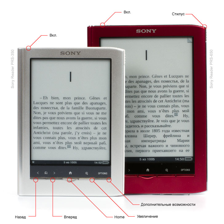 Sony reader prs 350 как закачать книги